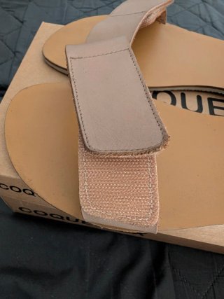 Sandalias Coqueflex Talla 38 Beige