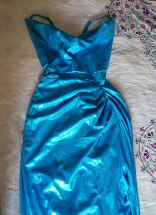 Vestido azul claro talla 40/42