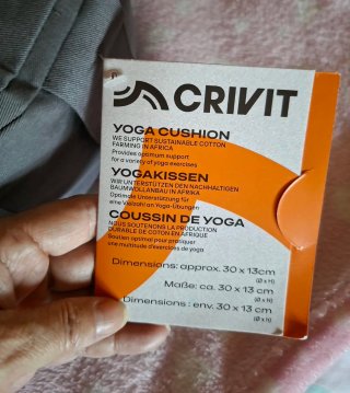Oferta Flash! Cojín de Yoga Gris Crivit