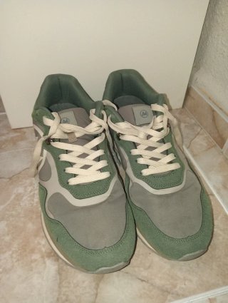 Zapatillas Álvaro moreno Verdes y Beige
