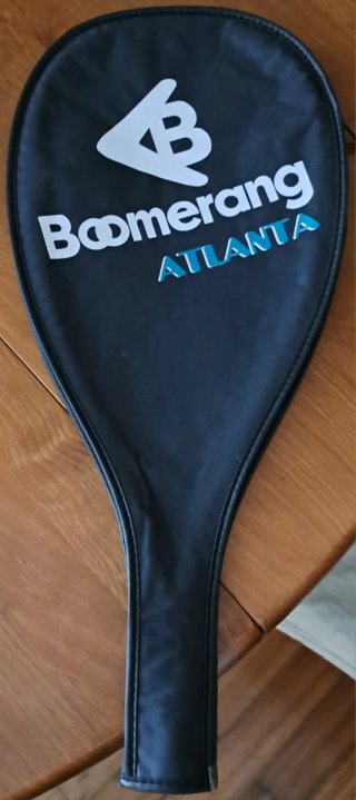 Raqueta de Squash Negra y Azul