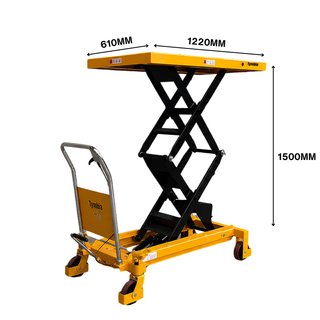 Mesa Elevadora Manual 800kg a 1500mm *SIN IVA