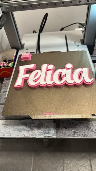 Personalizzate nome in stampa 3D