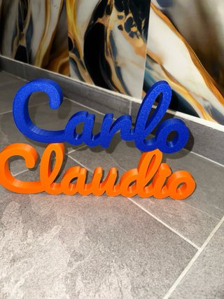 Personalizzate nome in stampa 3D