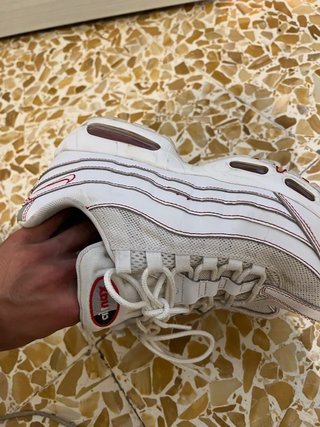 Nike Air Max 95 Bianche Rosse
