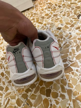 Nike Air Max 95 Bianche Rosse