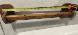 Accesorios Baño: Pila, Espejo y Estantes Madera