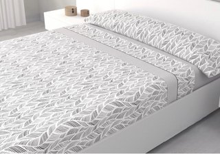 Juego Sábanas Tasmania Gris Cama 150cm