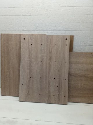 Cajonera 4 Cajones in legno, armadio comodino per camera da letto, ufficio, interno, rovere Cambrian