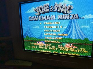 Joe & Mac: Caveman Ninja SNES PAL