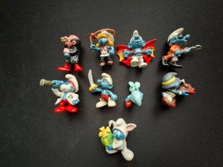 Set 9 Puffi Personaggi Vari