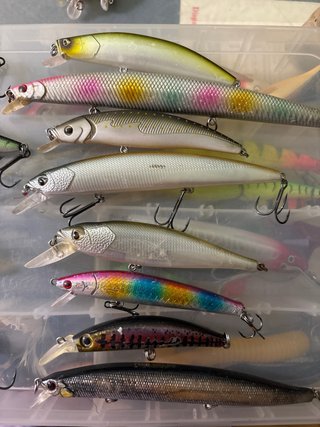 Lote 13 señuelos pesca jerkbait