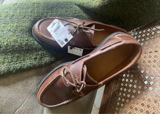 Zapatos náuticos de piel para hombre