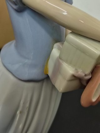 Figura Lladró Zapatos Niña Porcelana