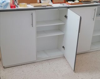 Armario bajo oficina 4 puertas