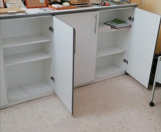Armario bajo oficina 4 puertas