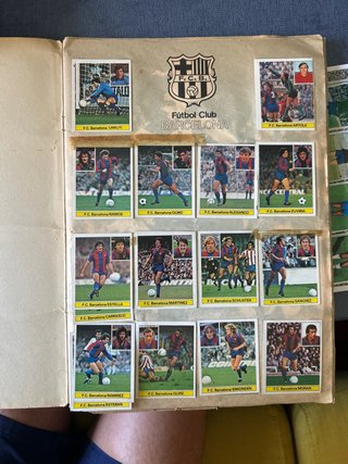 Album Liga Española 81-82 Cromos