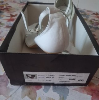 Zapatos de fiesta/novia Angari blancos talla 40