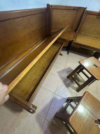 Conjunto banco esquinero (leer descripción)