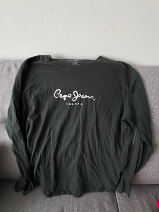 Camiseta Pepe Jeans Manga Larga XL Verde Oliva