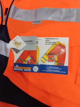Chaqueta impermeable, acolchada seguridad