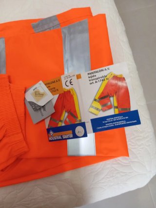 Chaqueta impermeable, acolchada seguridad