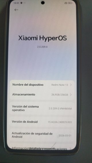 Xiaomi Redmi Note 13 Azul 256GB