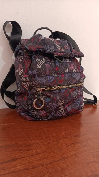 Mochila bolso estampado graffiti