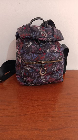 Mochila bolso estampado graffiti