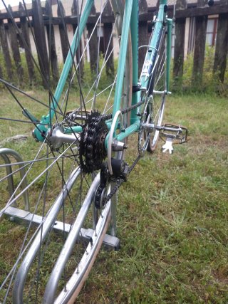 Bicicleta Clásica Bianchi Celeste
