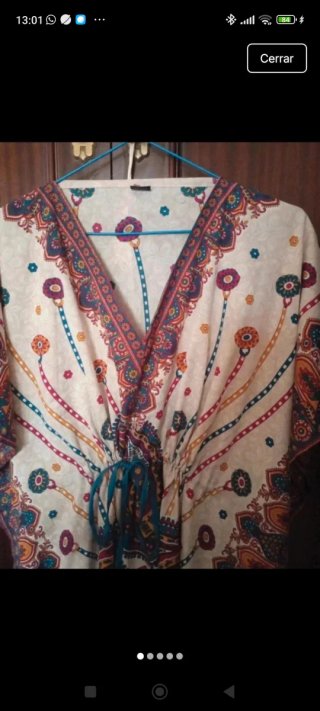 Pareo mujer estampado ajustable