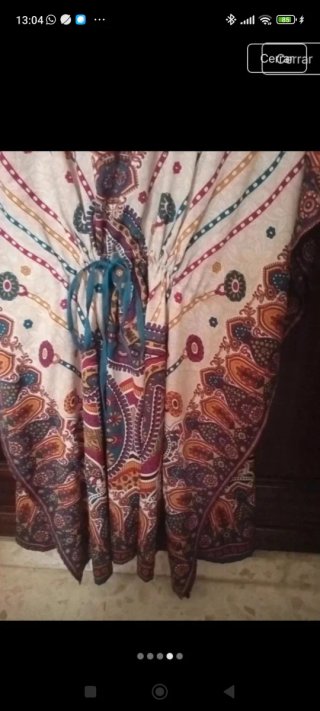 Pareo mujer estampado ajustable