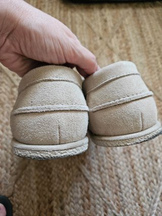 Zapatos náuticos Zara piel beige T41