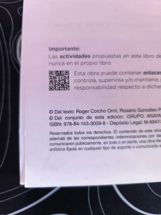 Historia de la Filosofía, 2 Bachillerato, Anaya