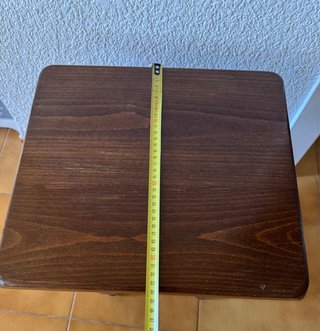 Mesita auxiliar de madera maciza