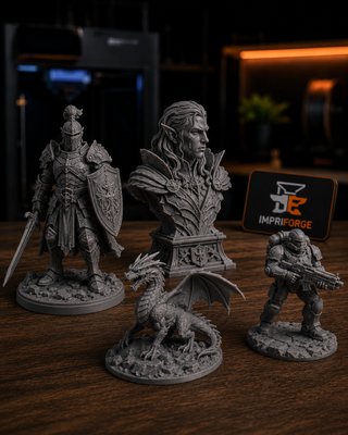 Impresión 3D FDM y SLA | Piezas y modelos personal