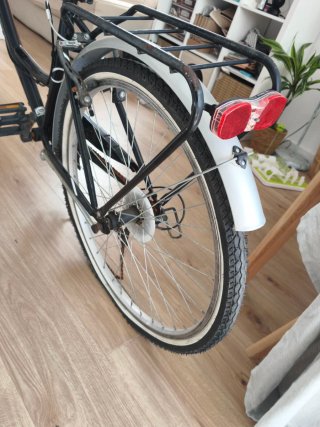 Bicicleta Toplife Negra con Cesta
