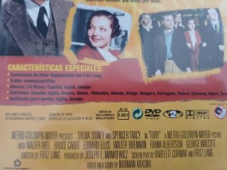 DVD Furia Fritz Lang Spencer Tracy