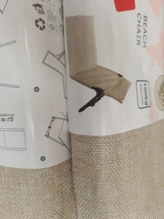 Silla de playa plegable Pepco