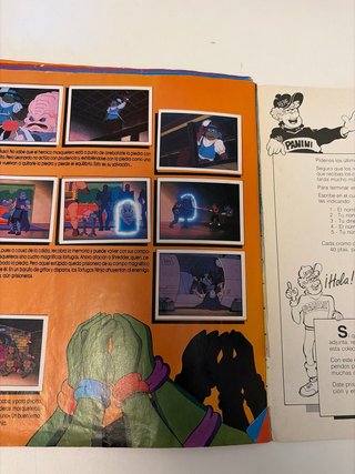 Álbum Cromos Tortugas Ninja Panini