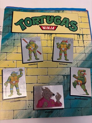 Álbum Cromos Tortugas Ninja Panini
