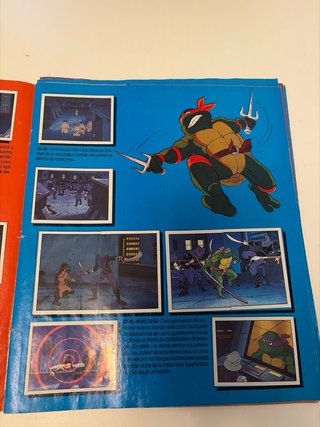 Álbum Cromos Tortugas Ninja Panini