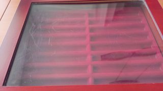 Scatola per penne stilografiche con coperchio in metacrilato