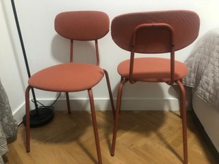 2 Sillas IKEA SANDSBERG Marrón rojizo