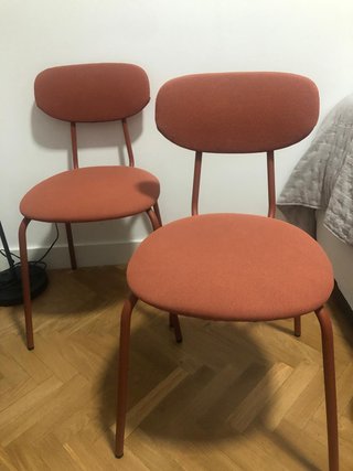 2 Sillas IKEA SANDSBERG Marrón rojizo
