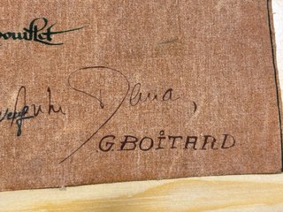 Tapiz francés antiguo G. Boitard Rambouillet