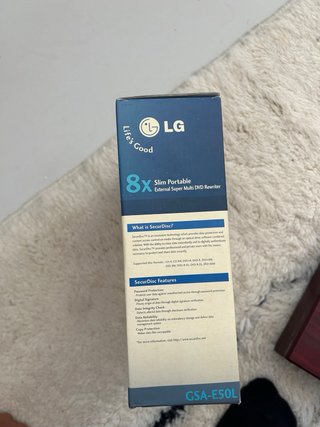 LG GSA-E50L Grabadora DVD Externa Slim