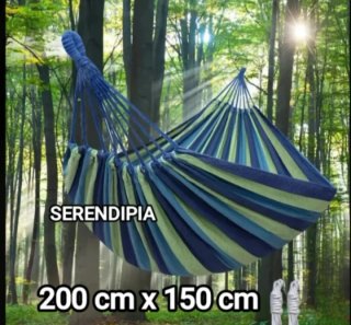 2 HAMACAS EXTRA GRANDES) DOBLES (200x150cm)
