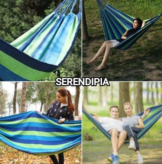 2 HAMACAS EXTRA GRANDES) DOBLES (200x150cm)
