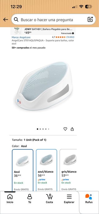 2 bañeras para bebé